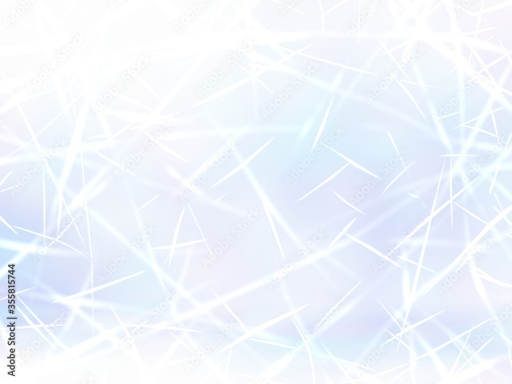Crystal bright light transparent abstract texture. White blue blur background. Chaotic lines pattern. Crystal bright light transparent abstract texture. White blue blur background. Chaotic lines pattern.