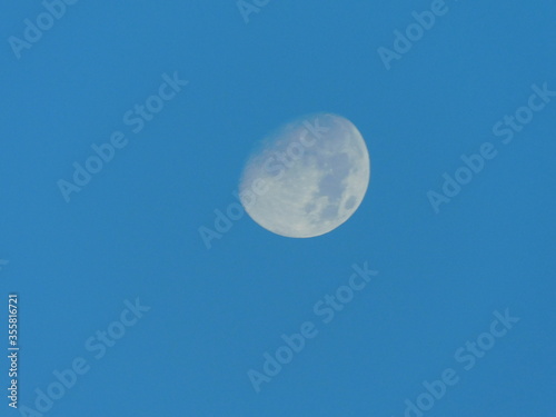 moon, sky, blue, space, full, © Алексей Фролов