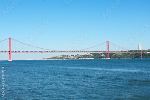 bridge on the Tago river in Lisbon © superpapero