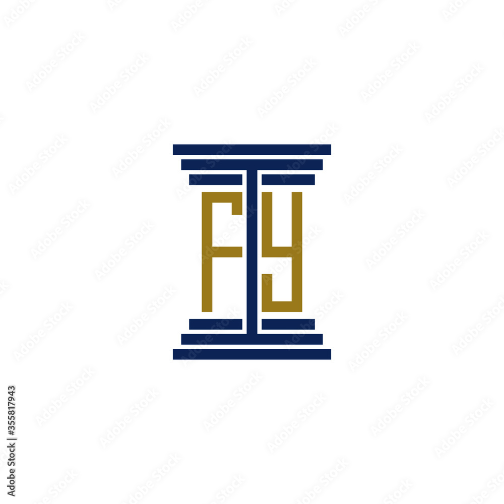 fy logo design vector icon fy logo design vector icon
