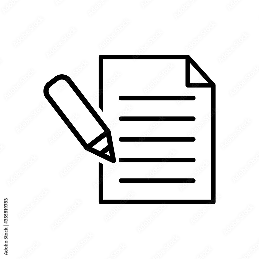 Paper icon vector