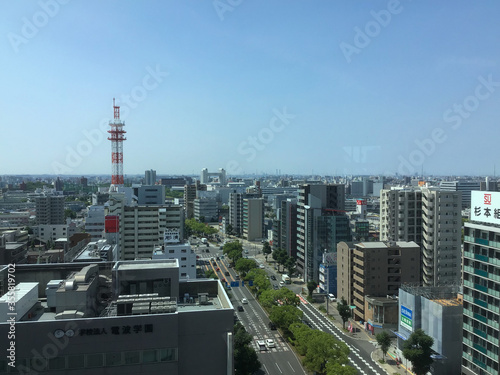 Scenery around Kanayama station in Aichi