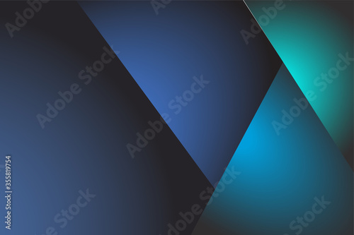 green and blue background vector overlap layers