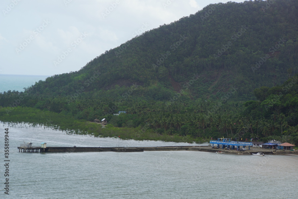 baler fish port pier and cemento beach aurora PH 