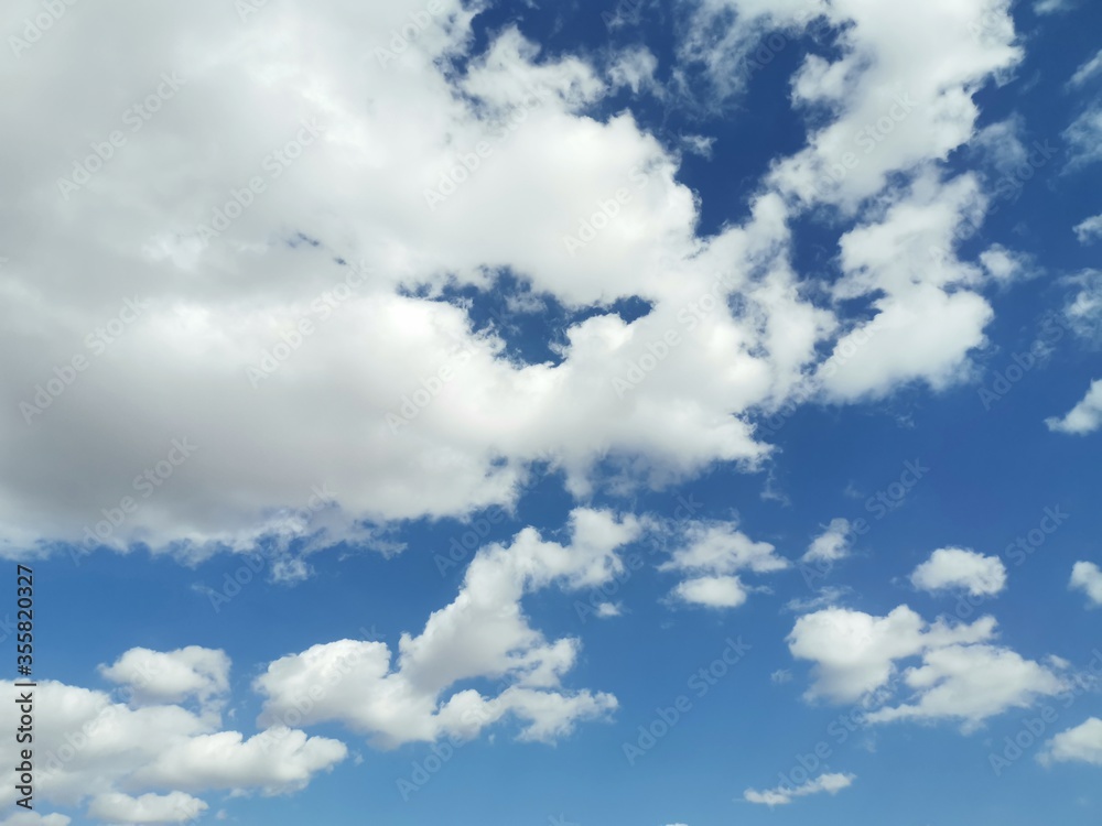 Fototapeta premium Nubes y cielo
