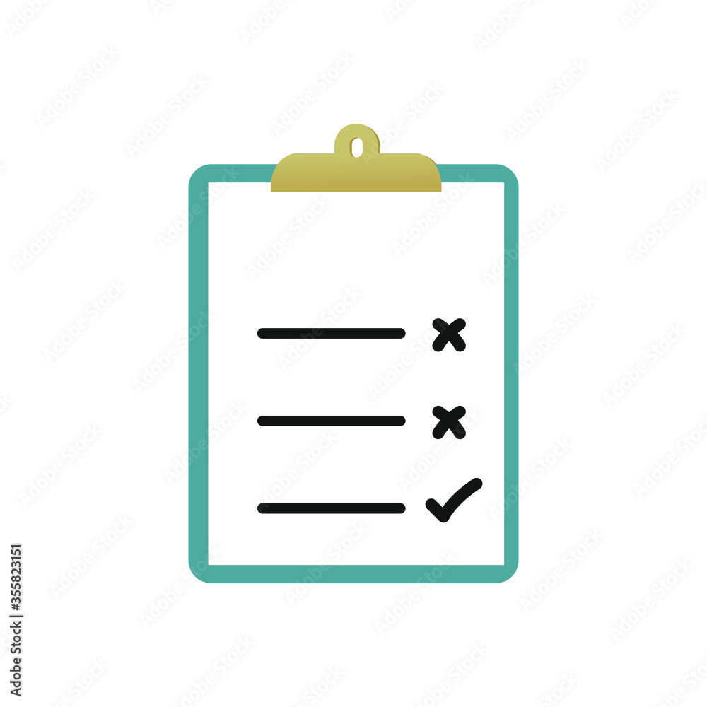 clipboard with checklist clipboard with checklist