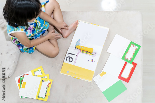 Preschool Home Schooling Reading photo