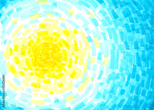 summer sunny colors illustration background