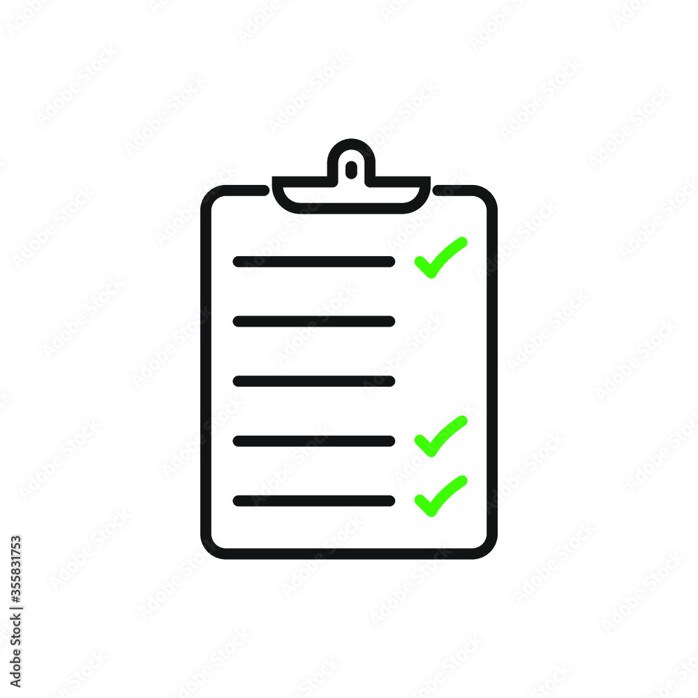 clipboard with checklist clipboard with checklist
