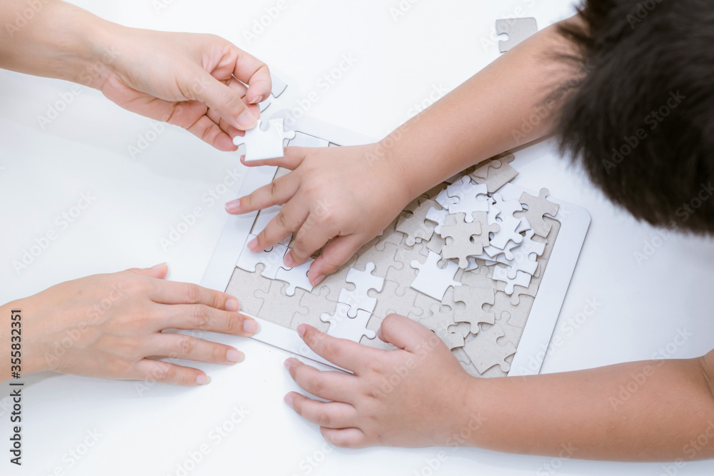 Adults and children development to jigsaw the skills, ideas, abilities Adults and children development to jigsaw the skills, ideas, abilities