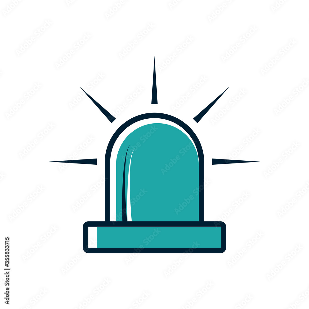 Siren icon vector Siren icon vector