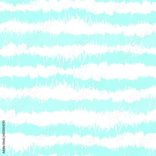 Vector Illustration Blue Graffiti Stripes Texture Seamless Pattern Print White Background