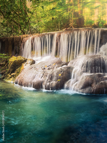 Beautiful waterfall Huai Mae Khamin, Thailand