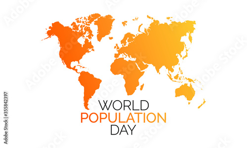 World Population day is an annual event, observed on July 11 every year, which seeks to raise awareness of global population issues, Vector illustration.