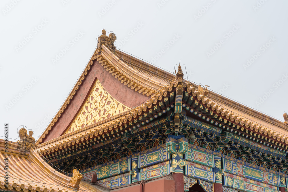 Rooftops at the Forbidden City, Beijing, China Rooftops at the Forbidden City, Beijing, China