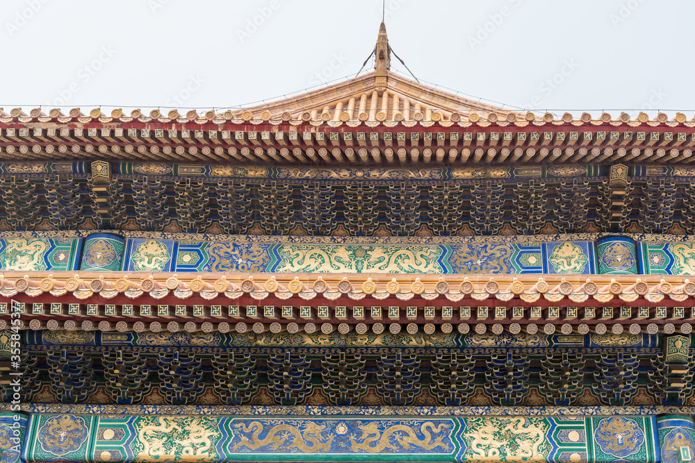 Rooftops at the Forbidden City, Beijing, China Rooftops at the Forbidden City, Beijing, China