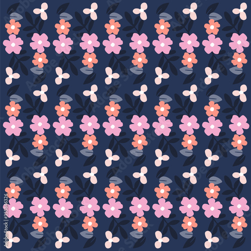Wallpaper Mural Pattern Flowers Torontodigital.ca