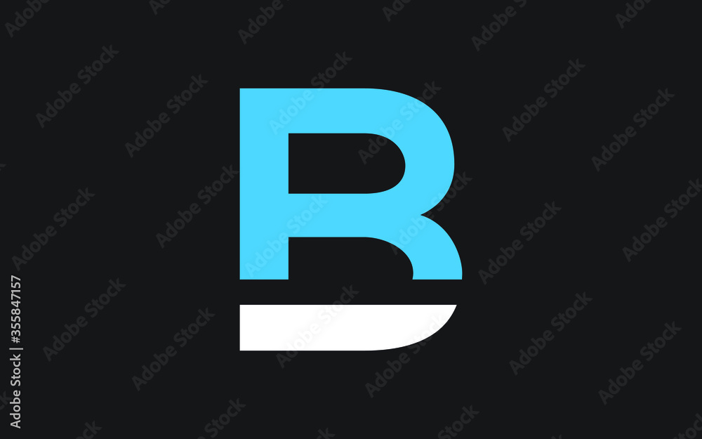 BR or RB Letter Initial Logo Design, Vector Template BR or RB Letter Initial Logo Design, Vector Template