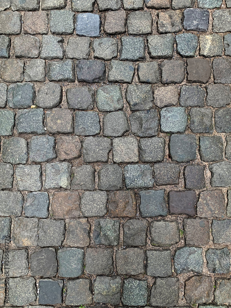 cobble stone street background texture