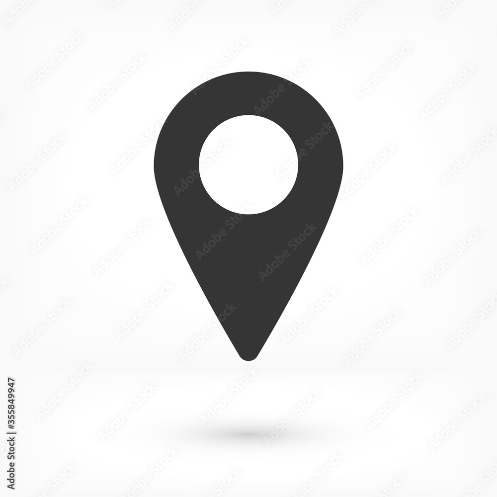 Map localization icon. lorem ipsum Flat Design JPG