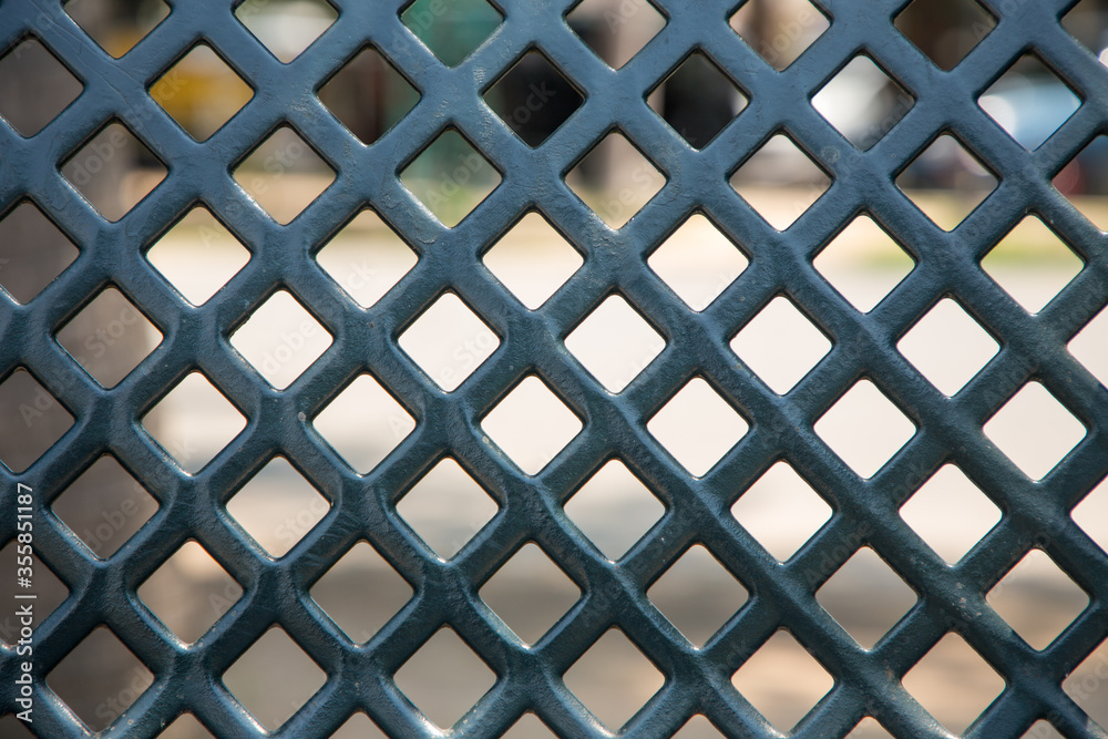 texture of old metallic grid, background