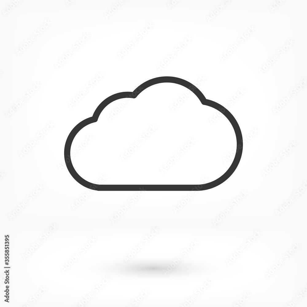 Cloud icon vector 10 EPS. lorem ipsum Flat Design JPG Cloud icon vector 10 EPS. lorem ipsum Flat Design JPG