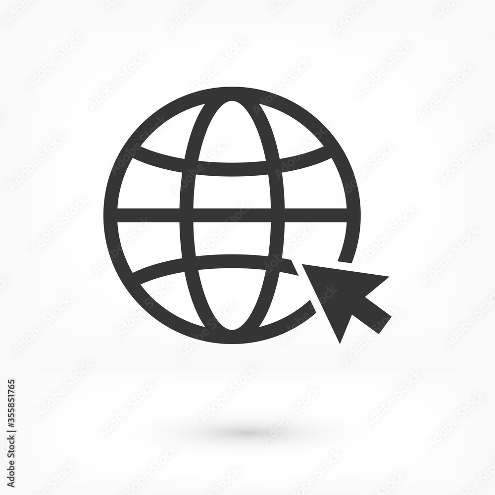 Globe icon vector. lorem ipsum Flat Design JPG Globe icon vector. lorem ipsum Flat Design JPG