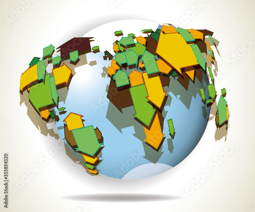 Earth globe