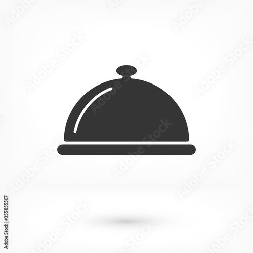 Restaurant cloche vector icon , design Restaurant cloche . illustration Restaurant cloche . Best Restaurant cloche