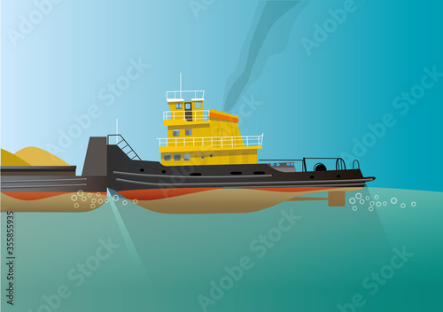 Pusher boat