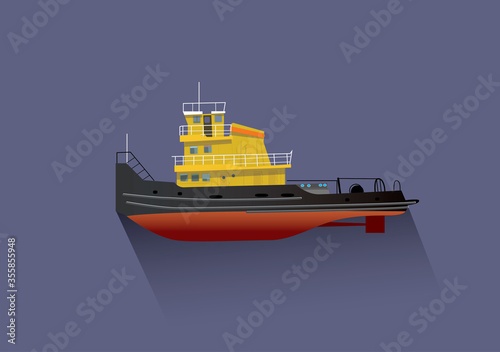 Pusher boat