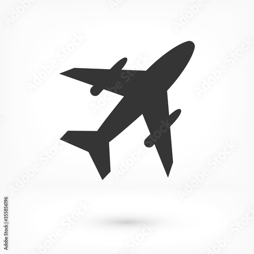 Airplane Icon. Airplane Vector, Sign and Symbol for Design, Presentation, Website or Apps Elements.
