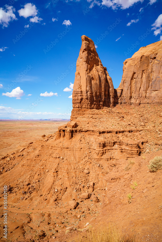 Fototapeta premium sunset at artists point in monument valley, usa