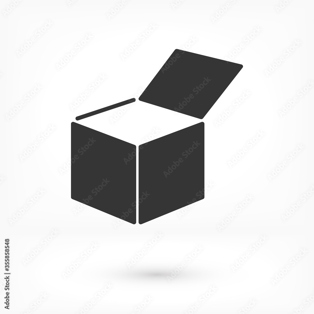 Box vector icon or logo in modern line style. vector icon High quality black outline pictogram for website design and mobile apps vector icon. Vector illustration on a background. Box vector icon or logo in modern line style. vector icon High quality black outline pictogram for website design and mobile apps vector icon. Vector illustration on a background.