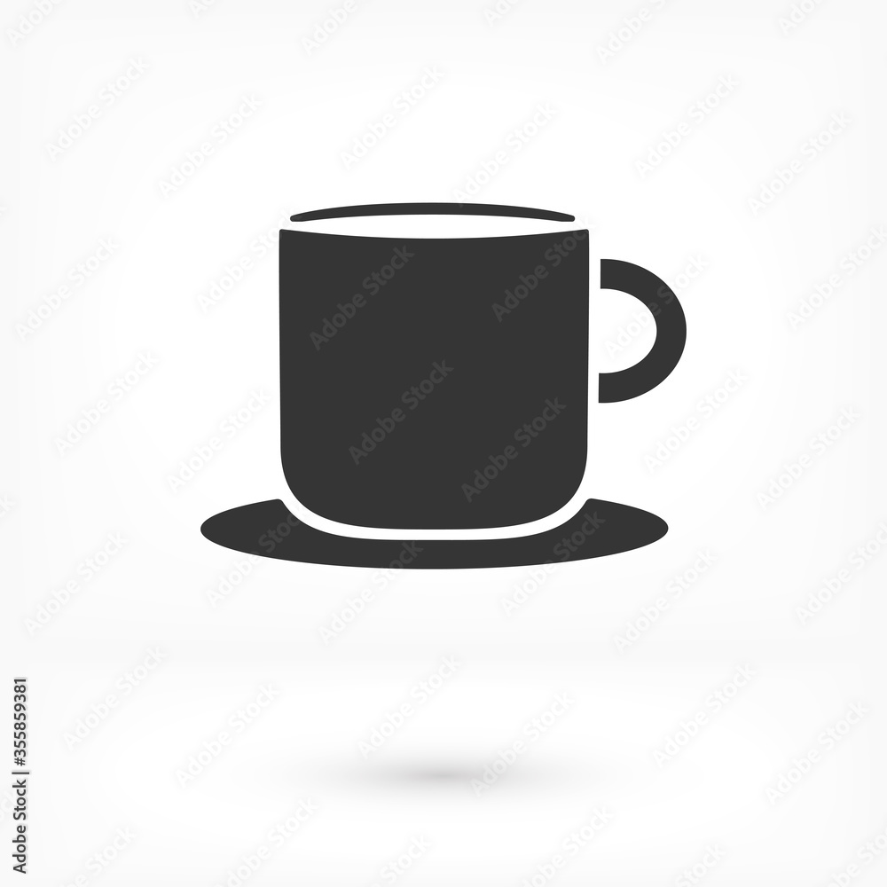 Cup with tea vector icon bag symbol icon vector illustration eps 10 on white background vector icon Cup with tea vector icon bag symbol icon vector illustration eps 10 on white background vector icon
