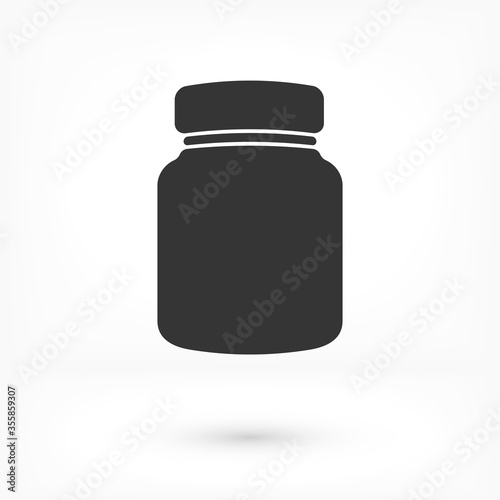 Honey jar vector icon in trendy outline style design. vector icon graphic illustration. Suitable for website design, logo, vector icon app, and ui. Editable