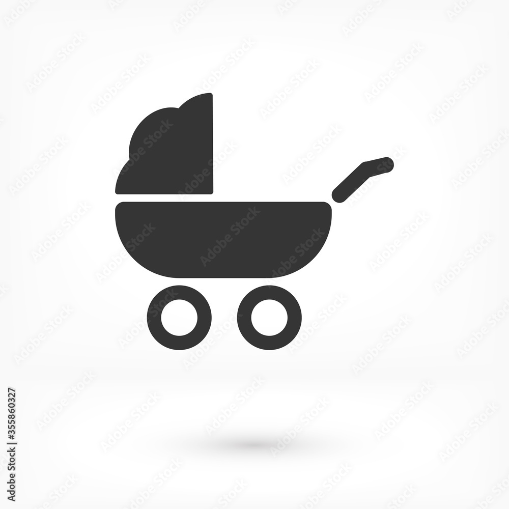 Baby, carriage, buggy, pram, vector icon stroller, wheel vector icon. vector icon illustration, flat design. vector icon Baby, carriage, buggy, pram, vector icon stroller, wheel vector icon. vector icon illustration, flat design. vector icon