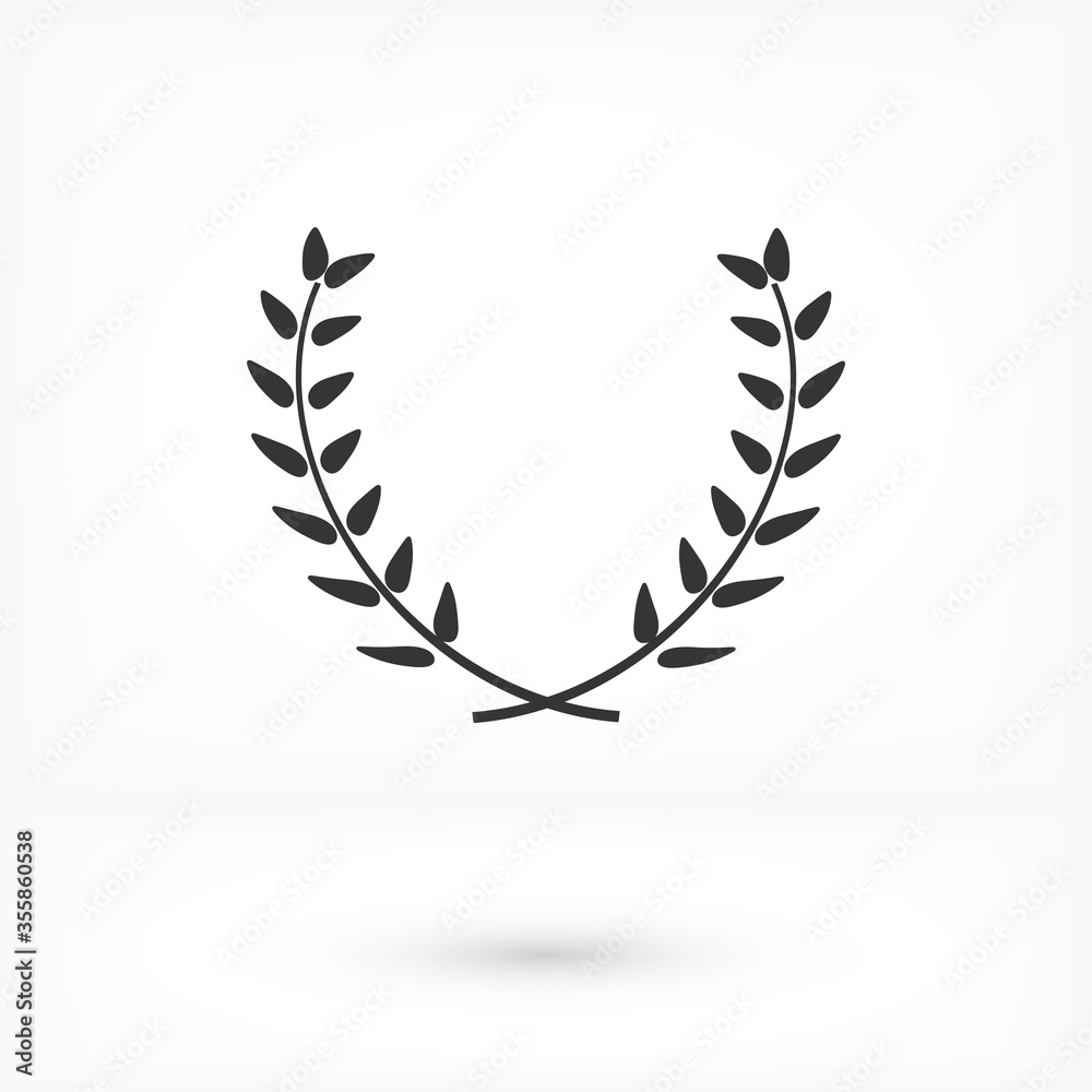 Vector icon barley, design illustration for web barley. Flat style barley corn Vector icon barley, design illustration for web barley. Flat style barley corn