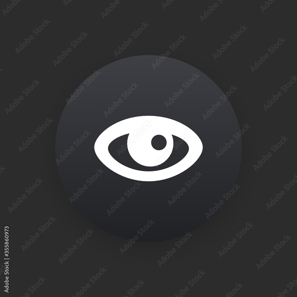 Visible - Matte Black Web Button Visible - Matte Black Web Button