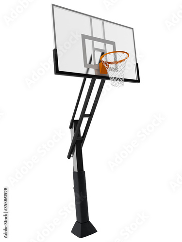 Wallpaper Mural 3d Rendering of a Basketball Hoop Torontodigital.ca