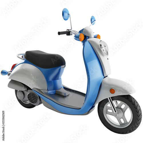 3d Rendering of a Generic Scooter