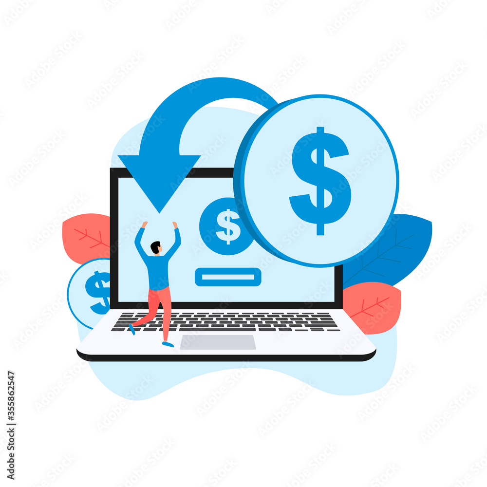 Cashback services. Man get be k dollar coin for internet purchase.
Cashback services. Man get be k dollar coin for internet purchase.