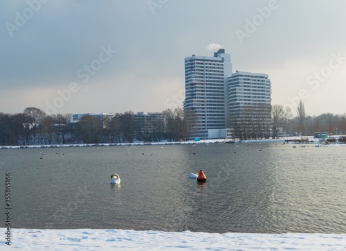 Winter am Wöhrder See Nürnberg