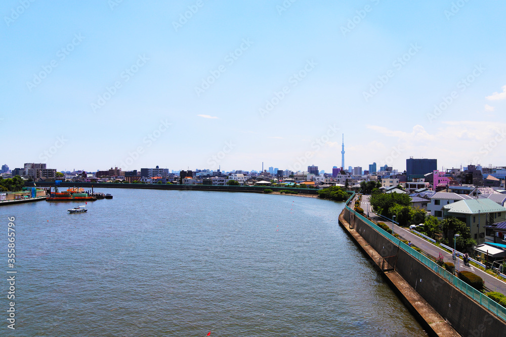 東京の下町の風景 東京の下町の風景