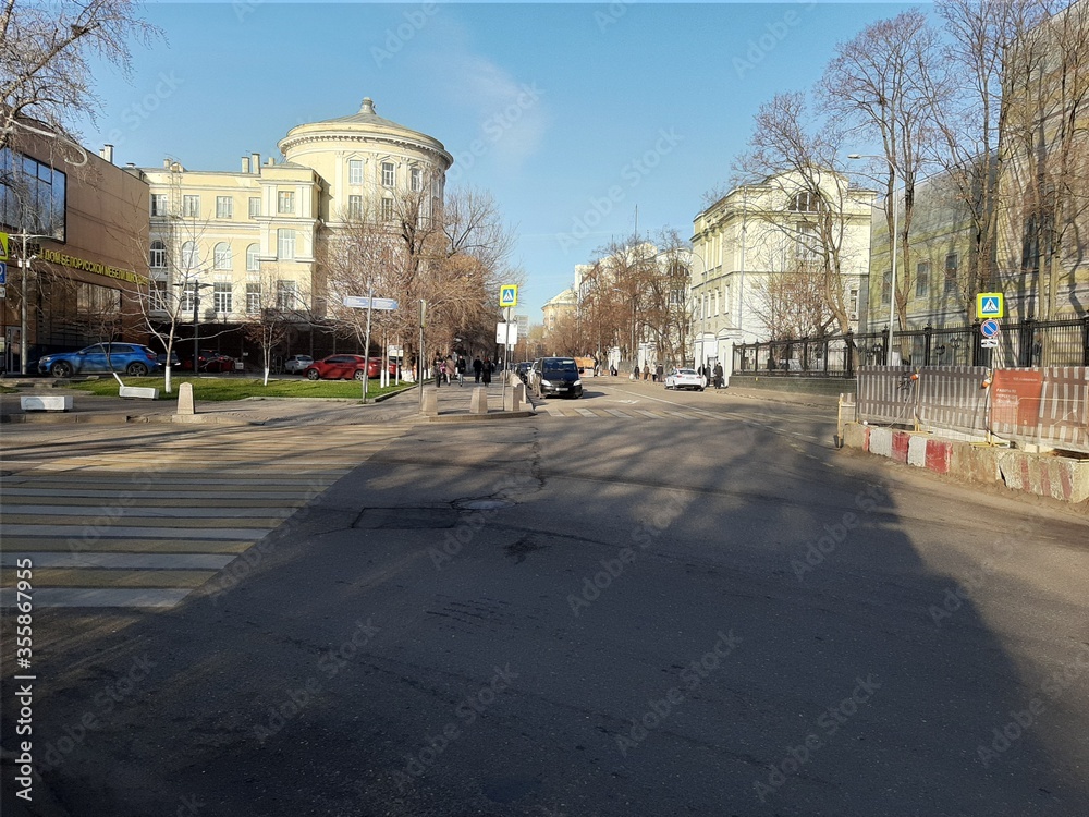 Naklejka premium Moscow street