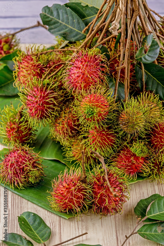 Fototapeta premium Rambutan fresh fruit