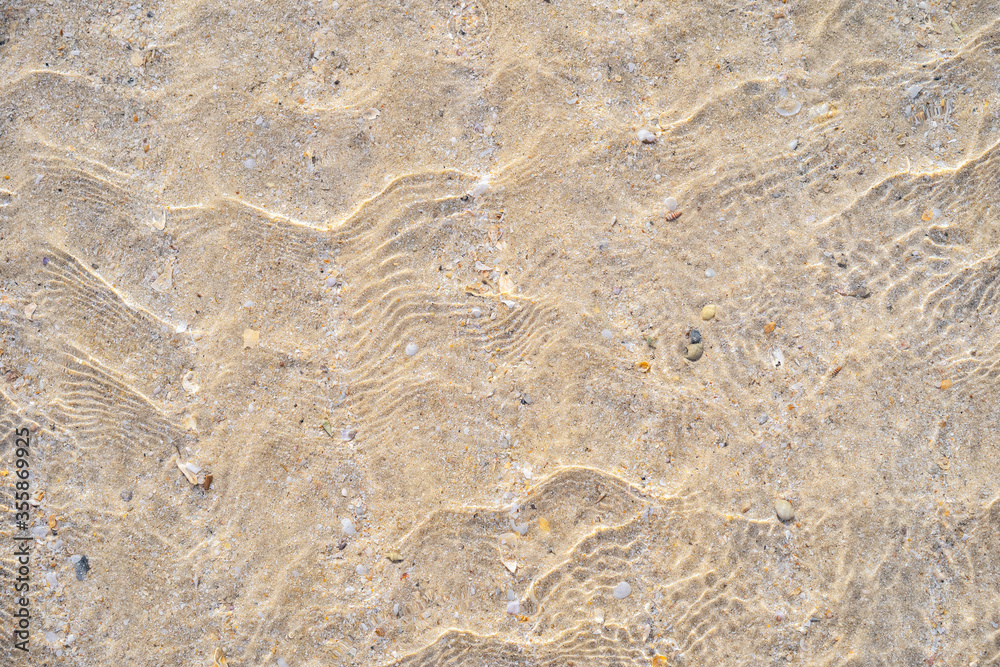Copy space of sand beach texture abstract background.
