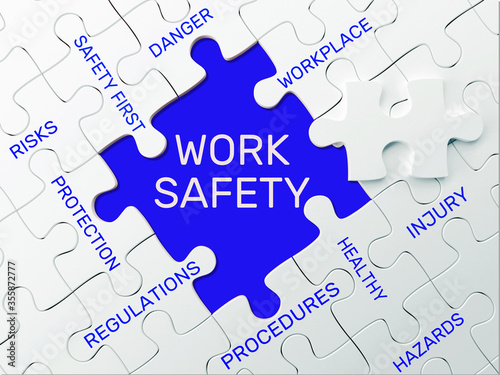 WORK SAFETY - PUZZLE CONCEPT 