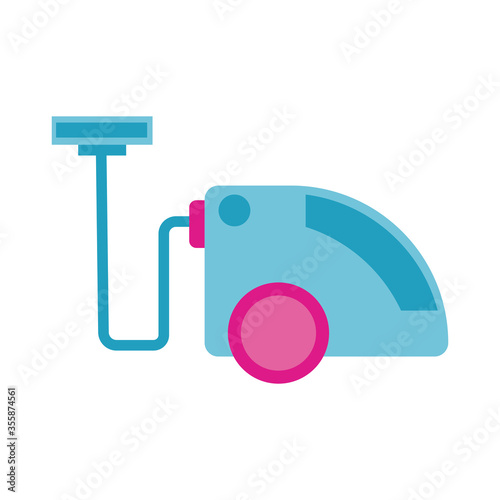 vacuum cleaner flat style icon