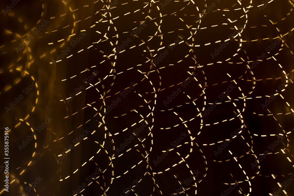 Pattern of moving light on a dark background Pattern of moving light on a dark background